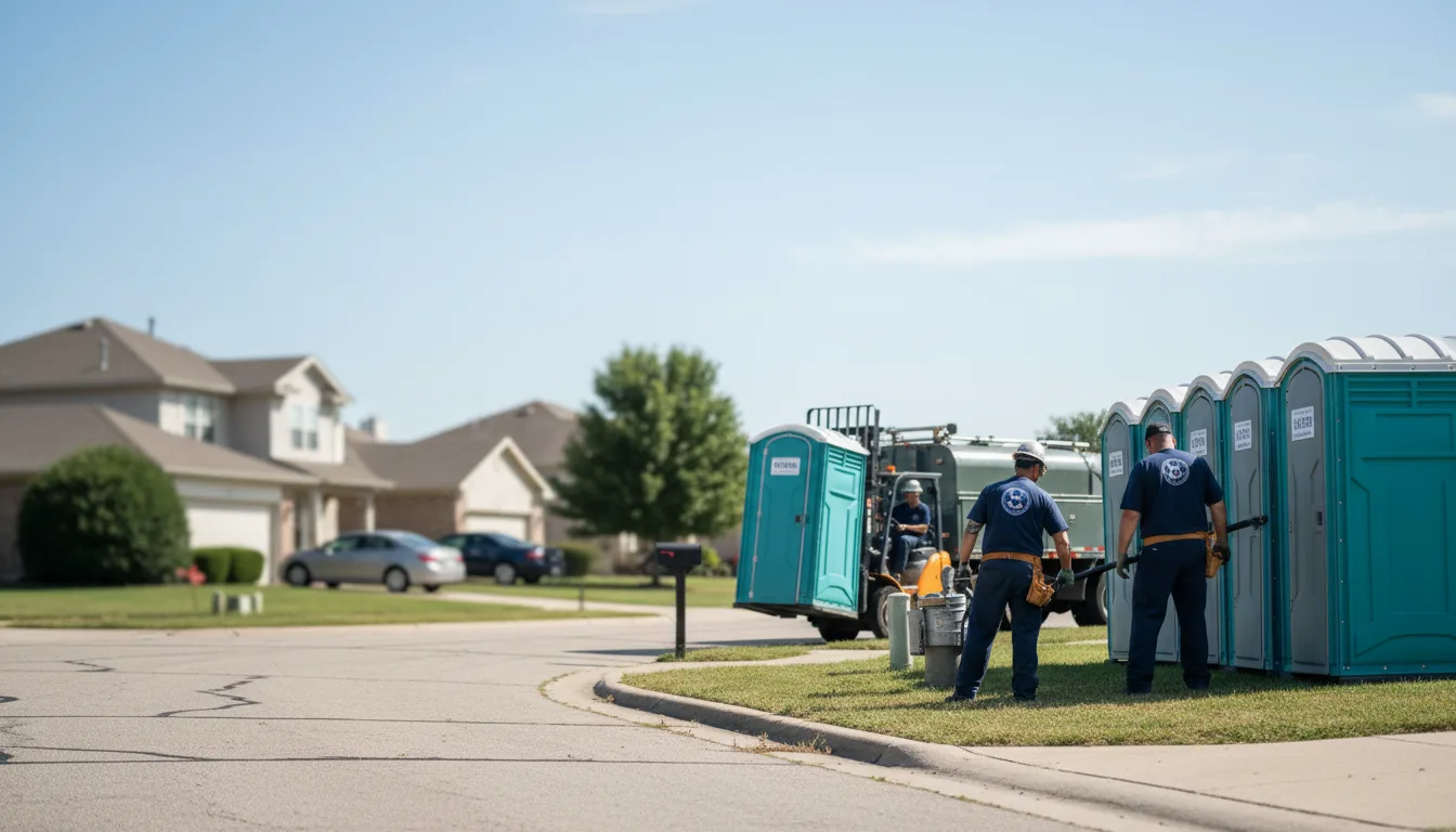 Porta Potty Rental in Jenks, OK near me